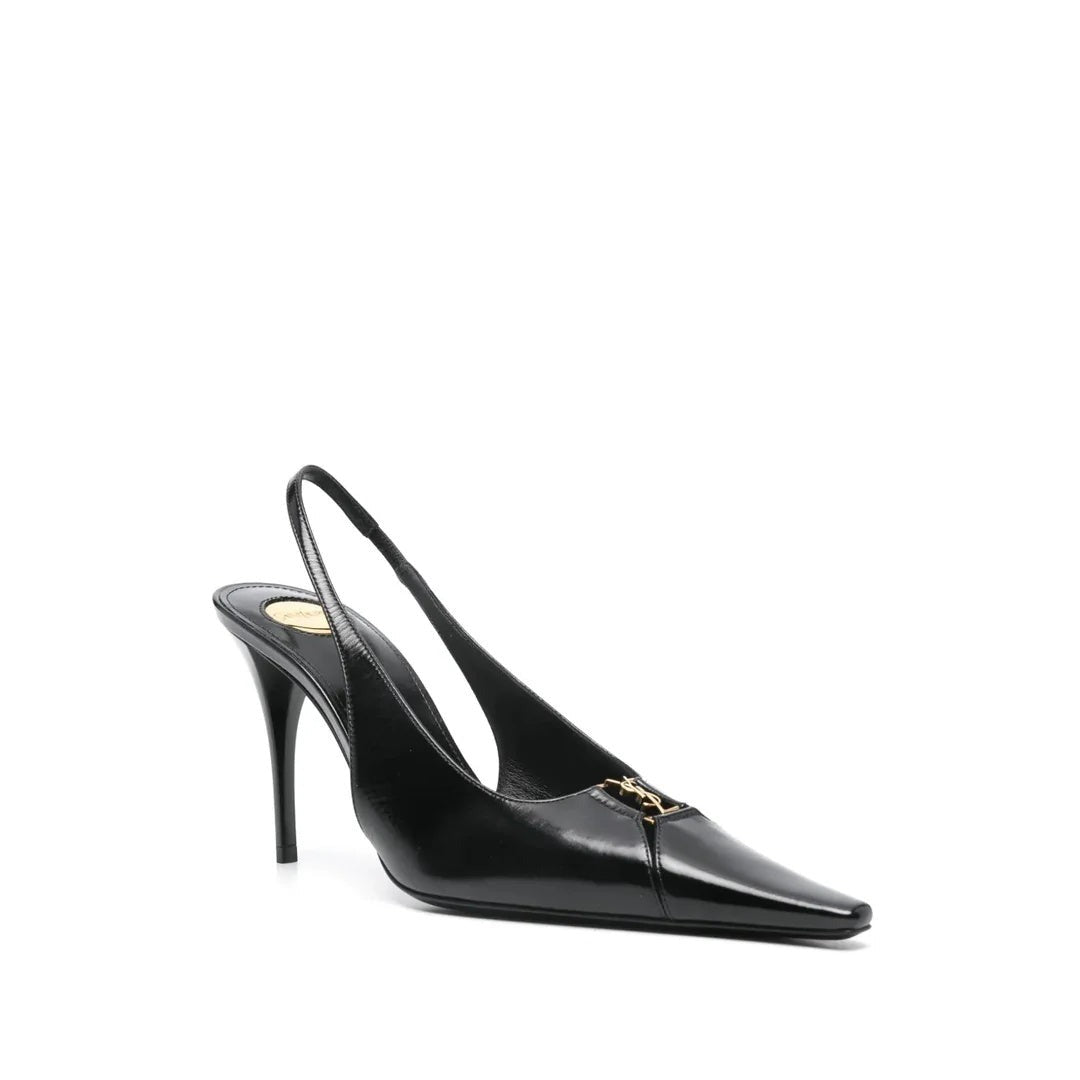 Saint Laurent Breteuil Leather Pumps - Black