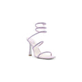 René Caovilla Strass T-Strap Thong Sandal - Lilac