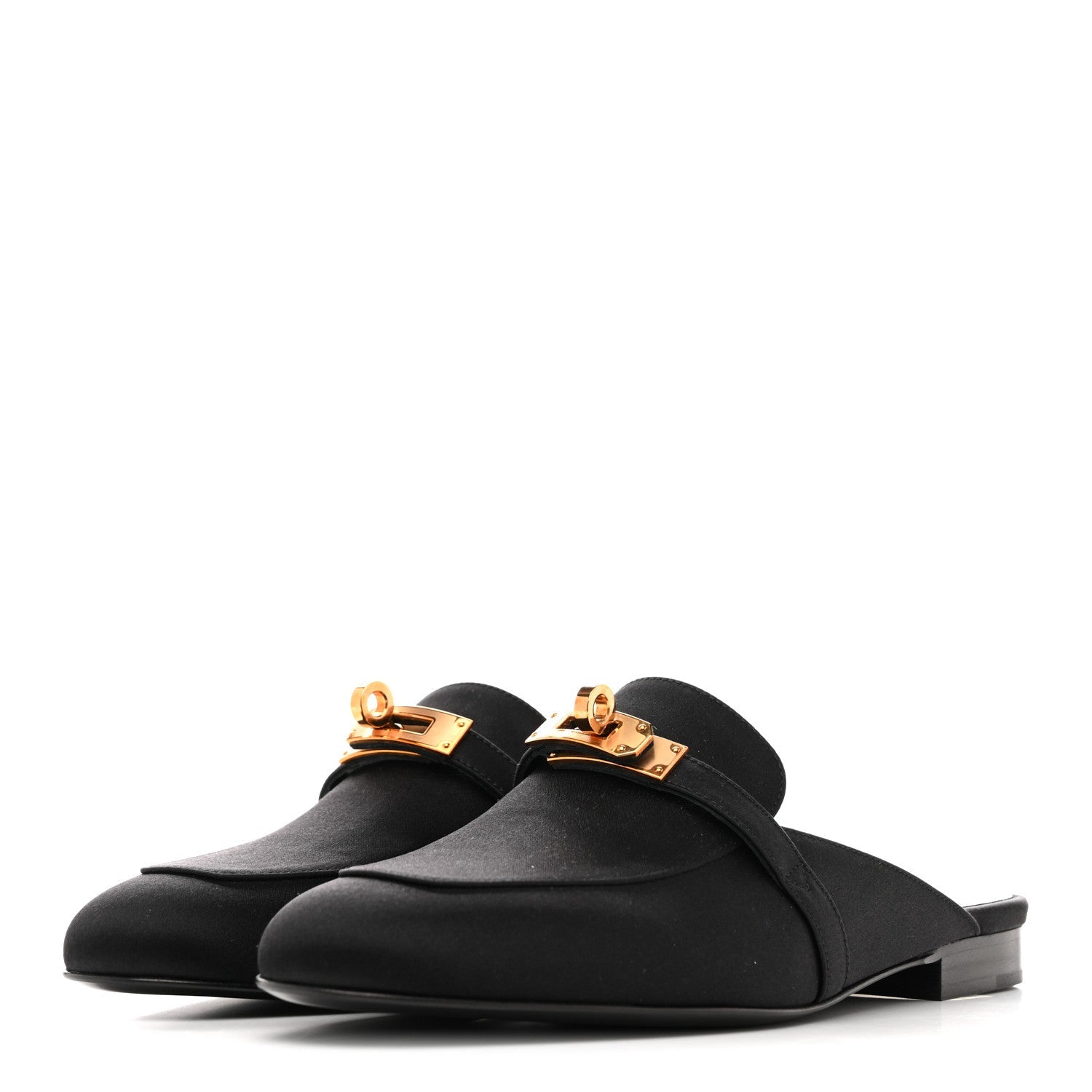 JIMMY CHOO FLACA CRYSTAL MESH MULES WITH SATIN BOWS BLACK