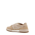 Fendi Match FF Leather Low-Top Sneakers - Beige