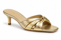 ROZIERA GOLD SCRUNCH HEEL