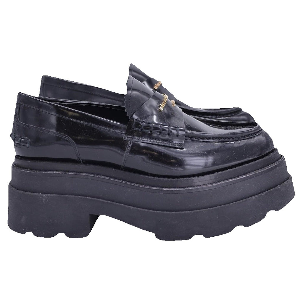 Alexander Wang Carter Patent Leather Loafer - Black