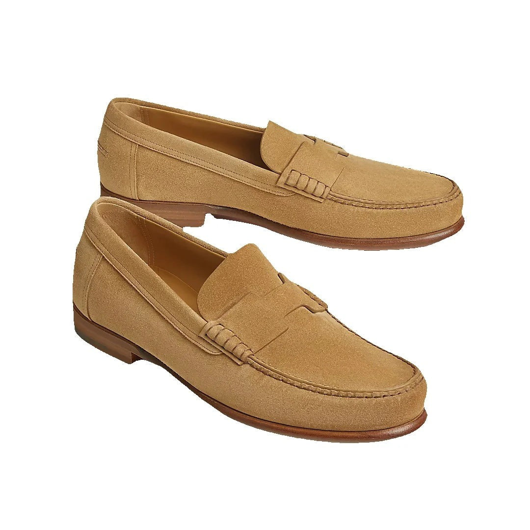 Hermès Kennedy Loafer - Tan/Beige