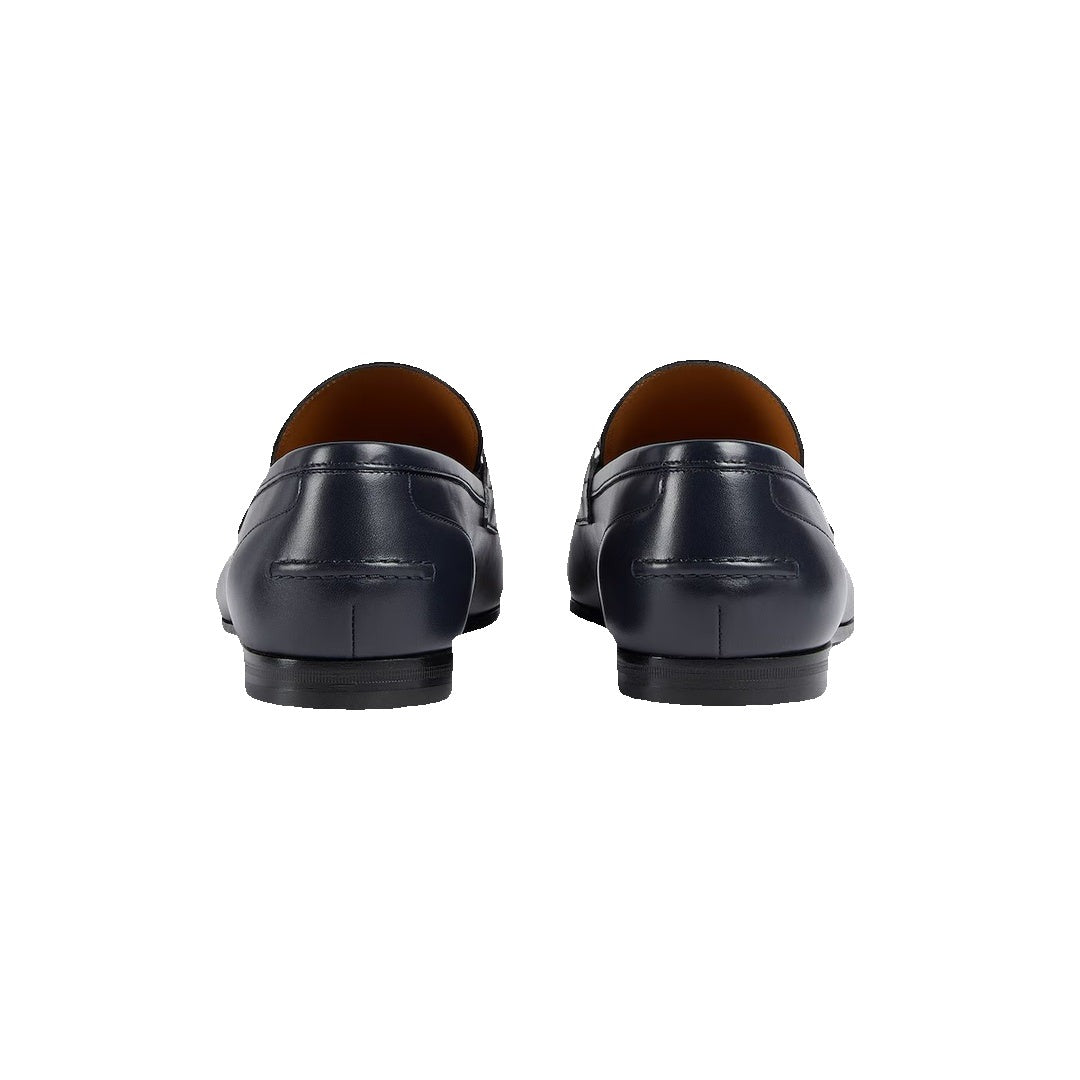 Gucci Jordaan Leather Loafer - Blue