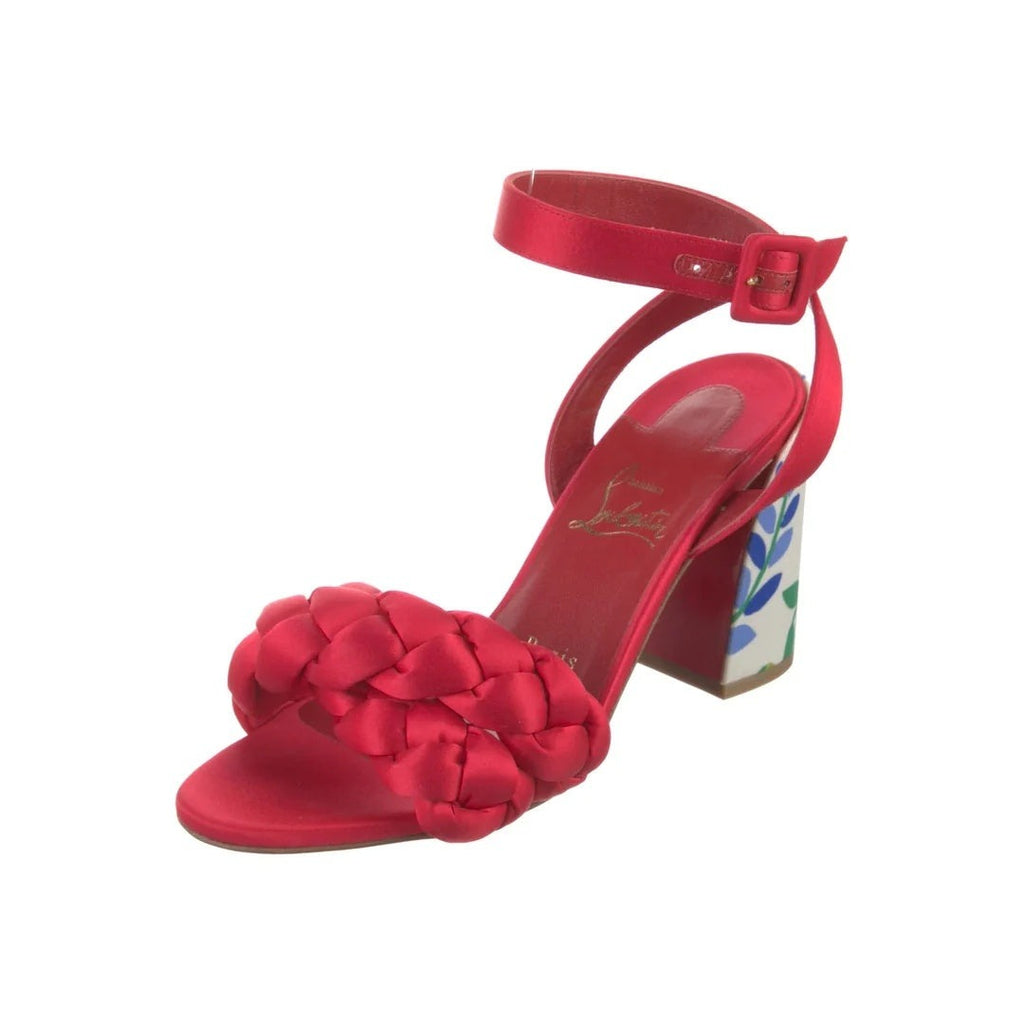 Givenchy Boudoir Bow Leather Sandals - Red