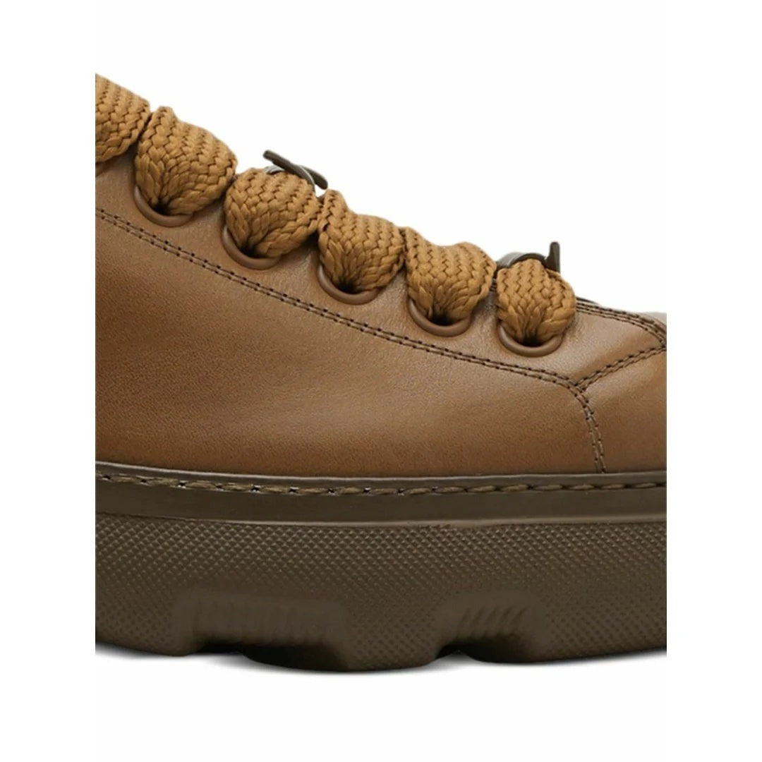Burberry Leather Knight Runner Sneakers - Tan (different model)