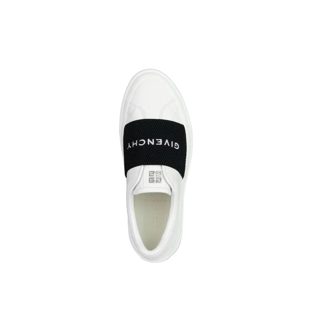 Givenchy Leather Slingbacks White - White/Black
