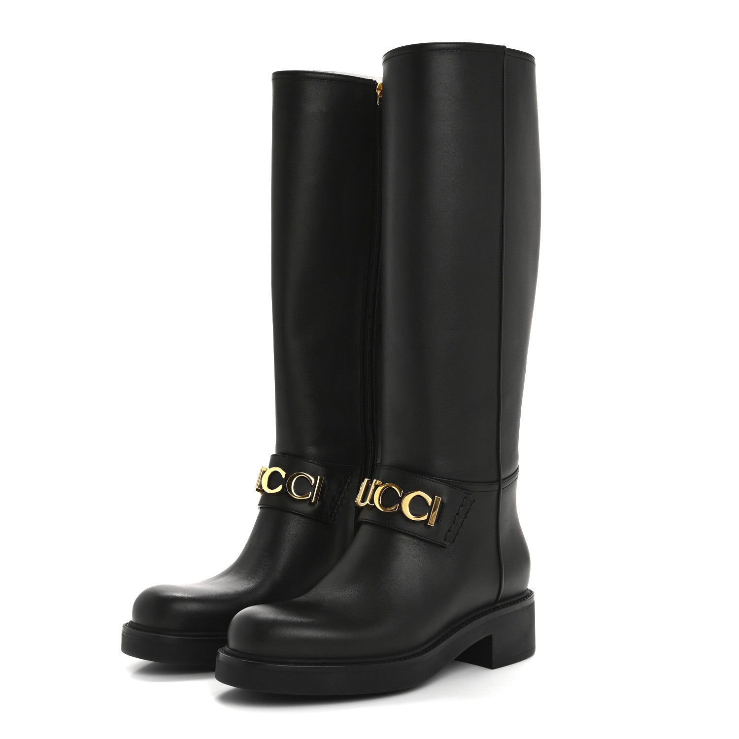 JIMMY CHOO CAMIE OVER THE KNEE BOOTS BLACK