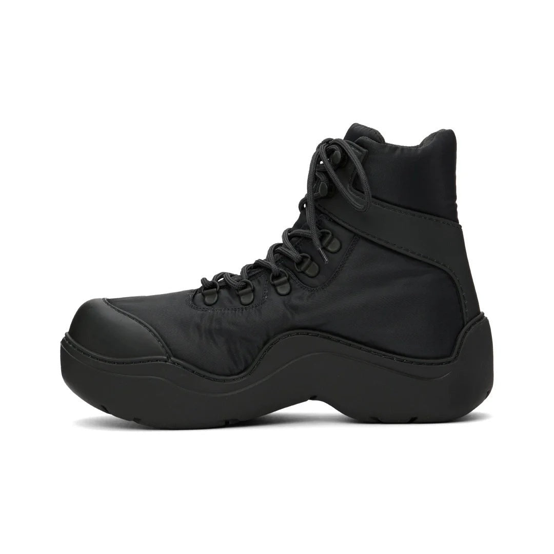 Bottega Veneta Puddle Bomber Boots Black Grass - Black (different model - shorter boot)