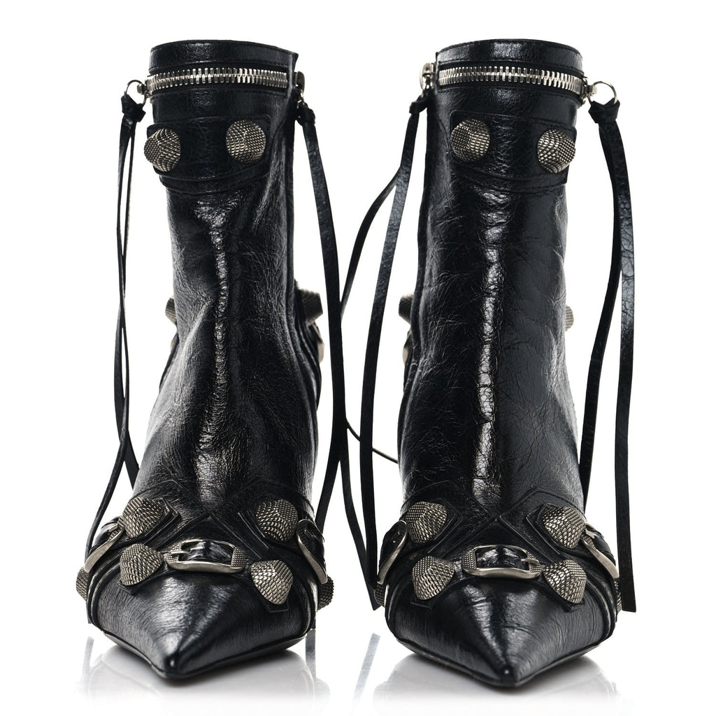BALENCIAGA CAGOLE ARENA ANKLE BOOTS BLACK
