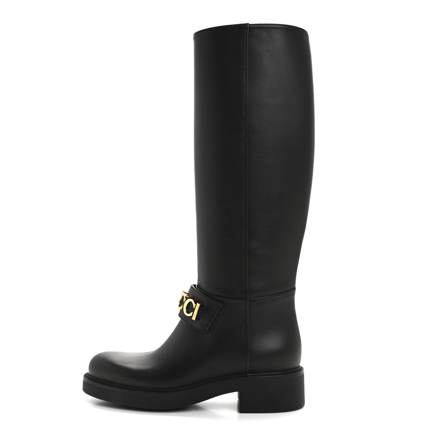 JIMMY CHOO CAMIE OVER THE KNEE BOOTS BLACK