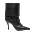 Saint Laurent 85mm Folded Boots - Black