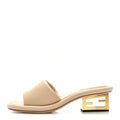 Fendi Nappa Baguette 60mm Slide Sandal Musk - Beige/Musk
