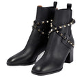Valentino Garavani Rockstud Leather Chelsea Boots - Black