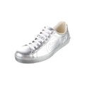 Gucci Rochelle Leather Sneakers - Silver