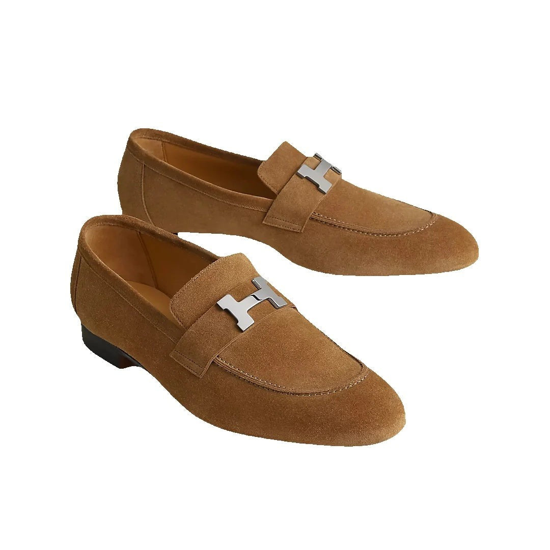 Hermès Lazy Loafer Beige - Camel/Brown