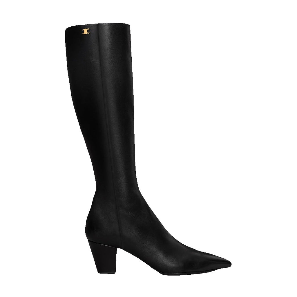 Celine Triumph High Boot 50 - Black