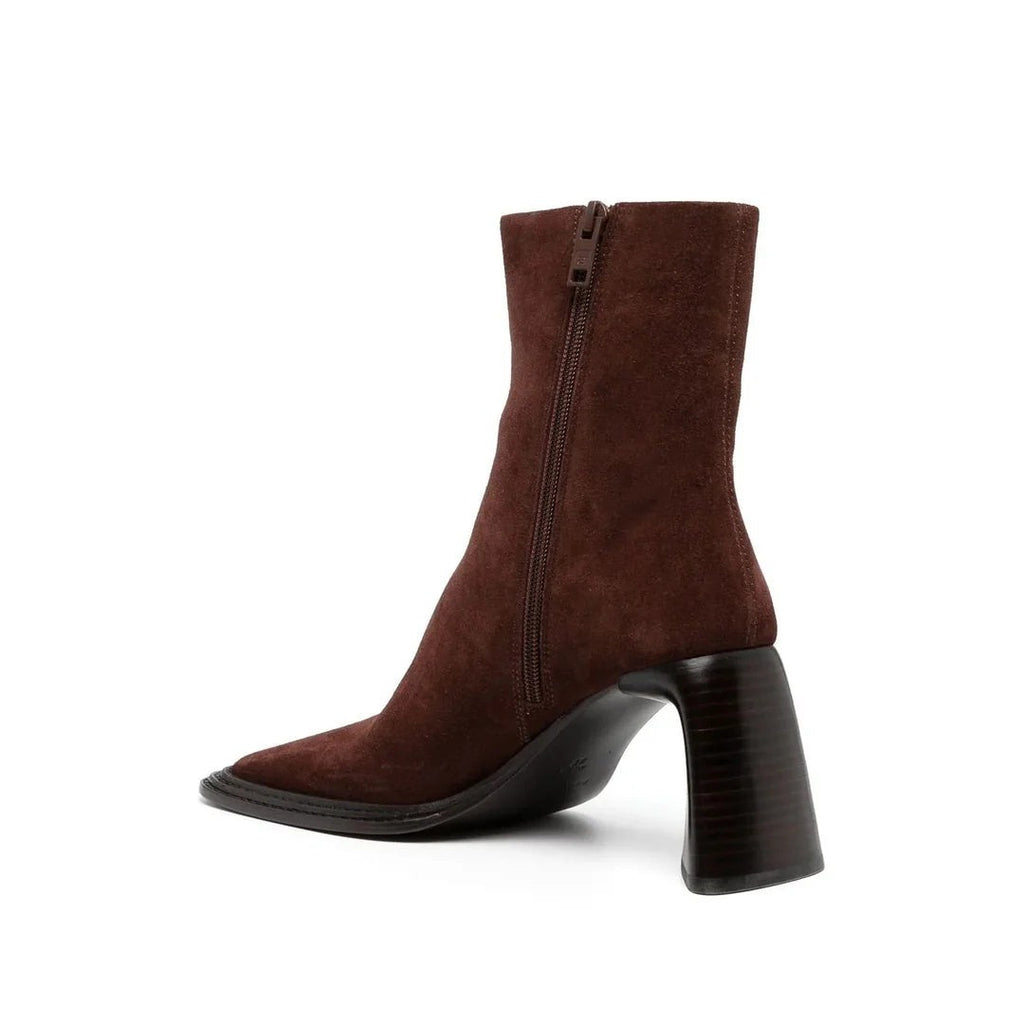 Alexander Wang 85mm Vera Zip-Detail Pointed - Brown