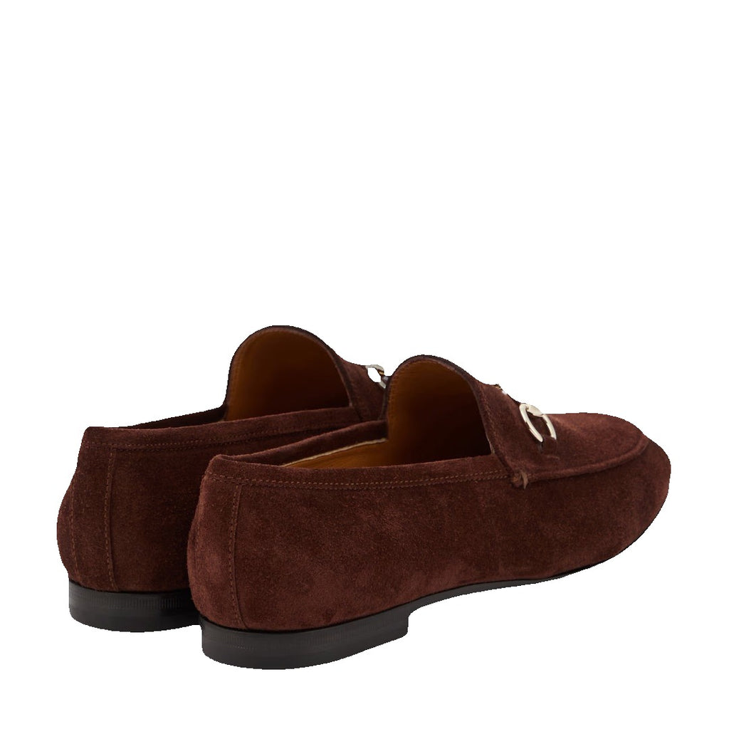 Gucci Jordaan Horsebit Loafers - Brown