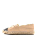 CHANEL ESPADRILLES LAMBSKIN BEIGE/BLACK