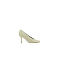 Burberry Baby Quilted Leather Pumps - Light Green/Cream