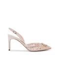 René Caovilla Cinderella 110mm Slingback Pump - Pink
