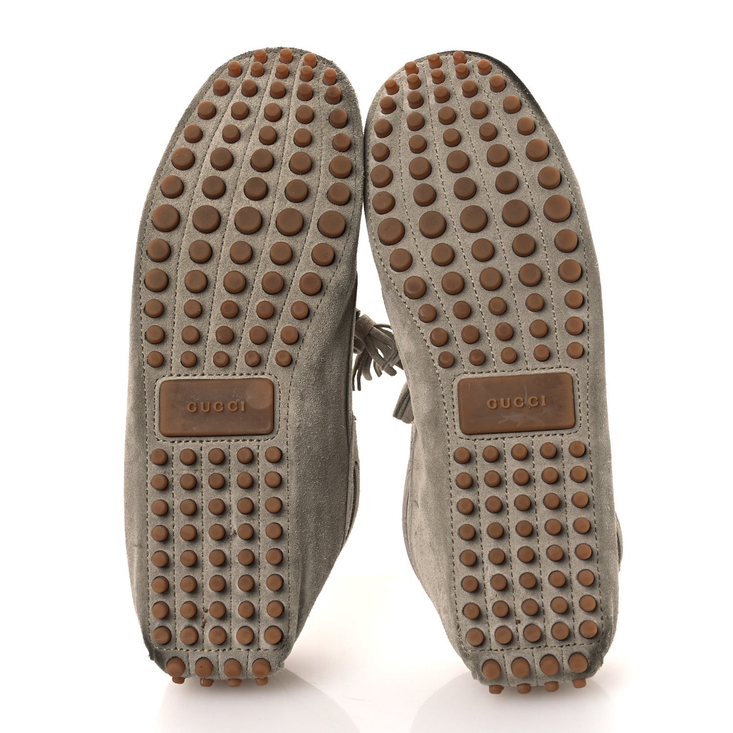 MIU MIU SUEDE LOAFERS BEIGE