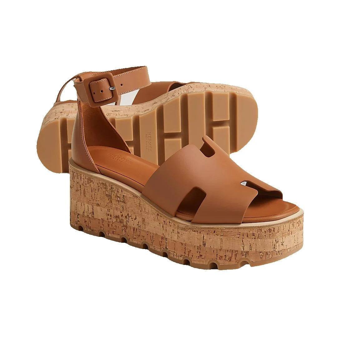 Hermès Medusa 30 Sandal Beige - Tan/Brown