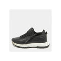 Givenchy Slim Metallic-Effect Paneled Lace-Up Sneakers - Black