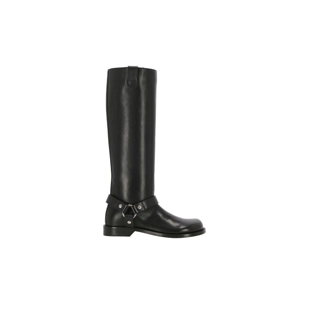 Loewe Campo Biker Boots Black - Tall Black (different model - knee-high)