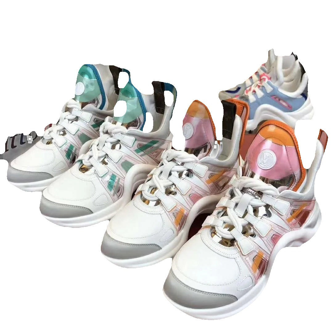 Louis Vuitton LV Archlight Gradient Sneakers 37 - Multiple Colors (Pink, Orange, Mint)
