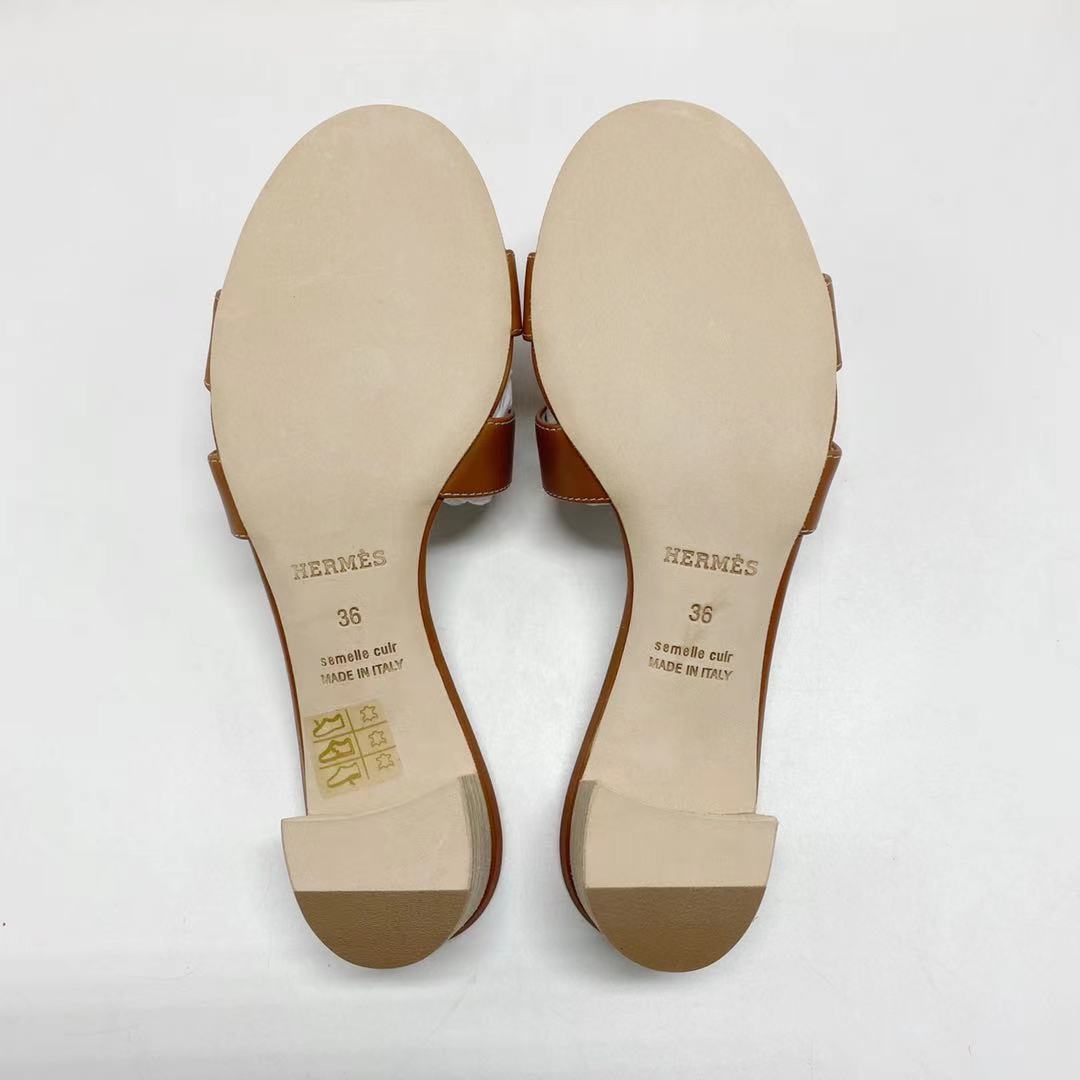 HERMES OASIS SANDAL GOLD