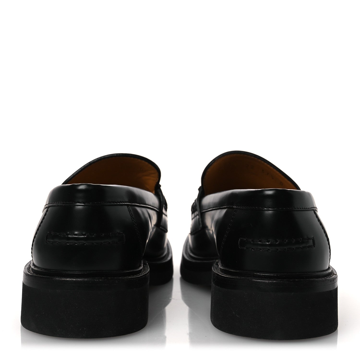 CHRISTIAN DIOR BRUSHED CALFSKIN BOY LOAFER BLACK WHITE