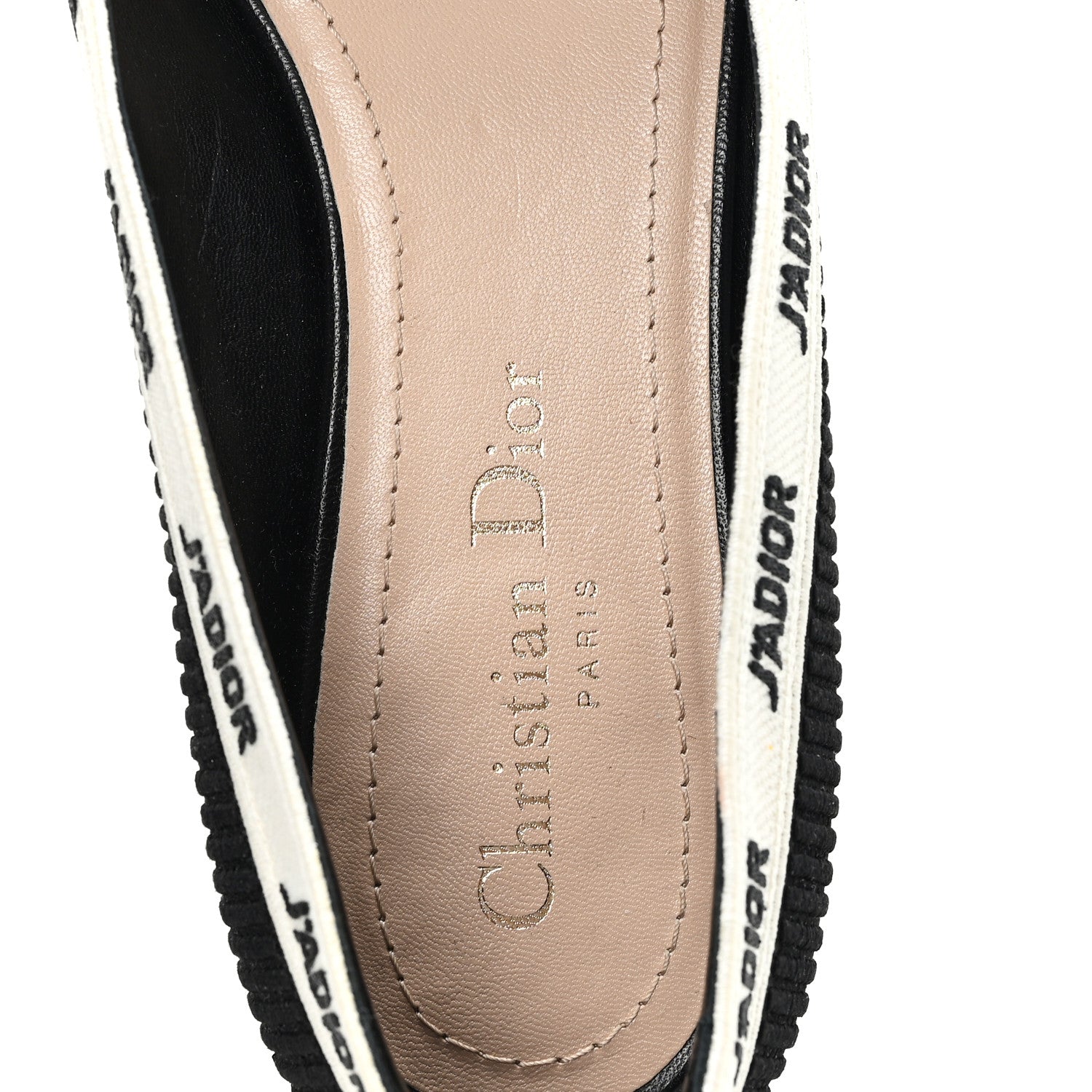 DIOR BALLET FLATS BLACK