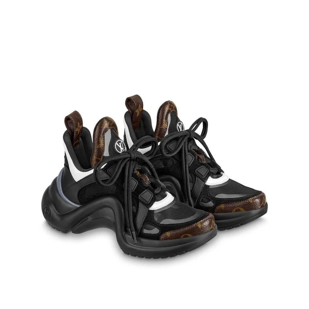 Louis Vuitton LV Archlight Gradient Sneakers 37 - Black/Brown Monogram