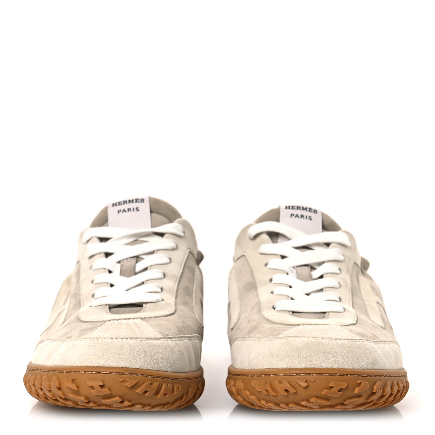 HERMES JET SNEAKER NAPPA / SUEDE GOATSKIN BEIGE ESQUISSE / GLAISE