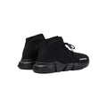 Balenciaga Speed Lace Up Sneakers - All Black