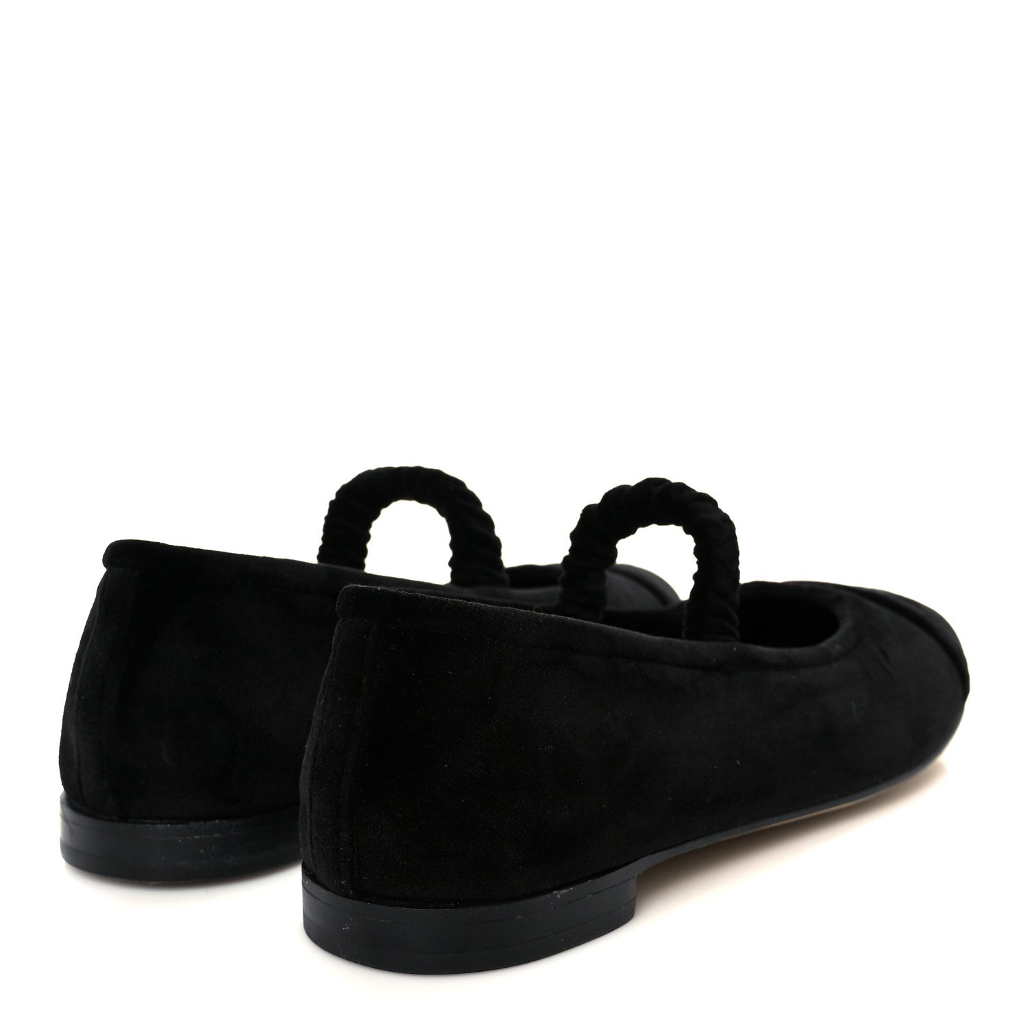 GIVENCHY SLICED SQUARE MARY JANE FLATS BLACK WITH STUDS