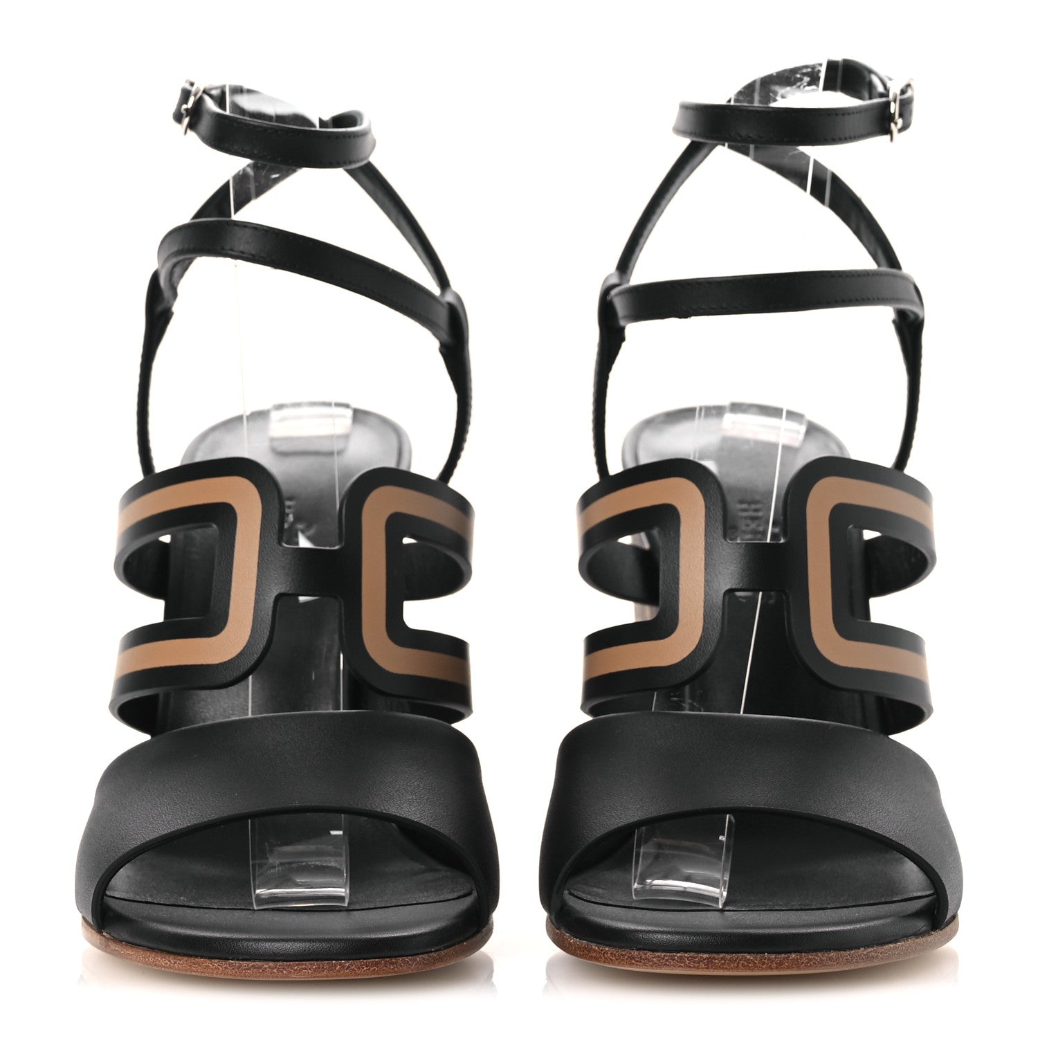 PRADA WEDGE SANDALS NATURAL