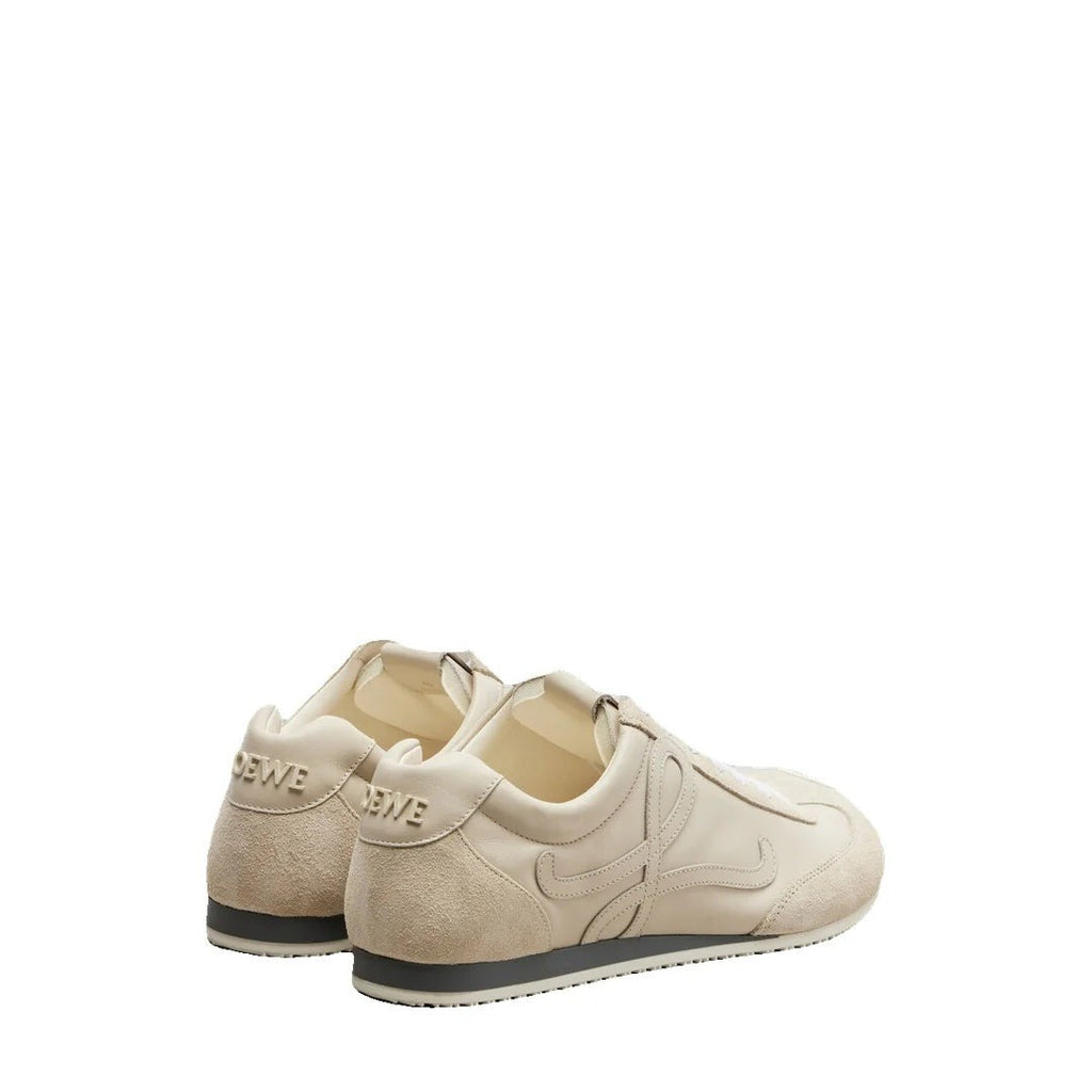Loewe Ballet Runner 2.0 Suede and Mesh Beige/White/Brown - Cream/Beige
