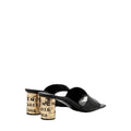 Givenchy Tape Heeled Leather Mules - Black