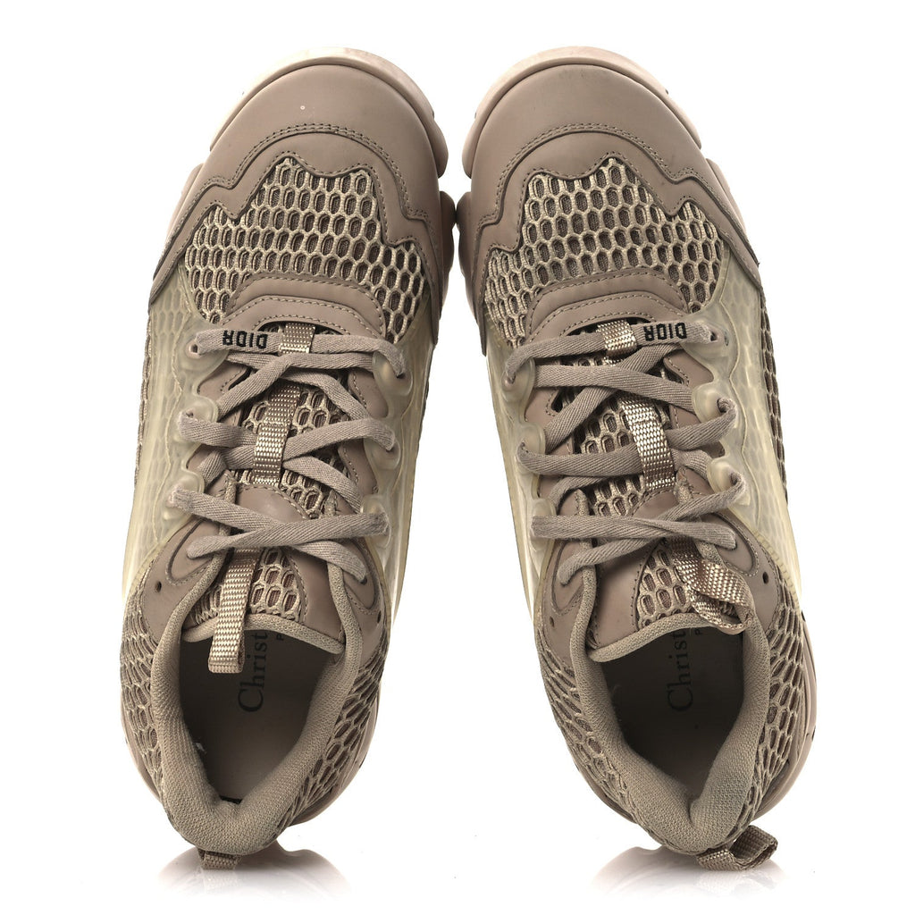 CHRISTIAN DIOR DIOR D-CONNECT SNEAKERS BEIGE & NUDE