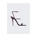 Saint Laurent Justify Pointed Sandals - Purple