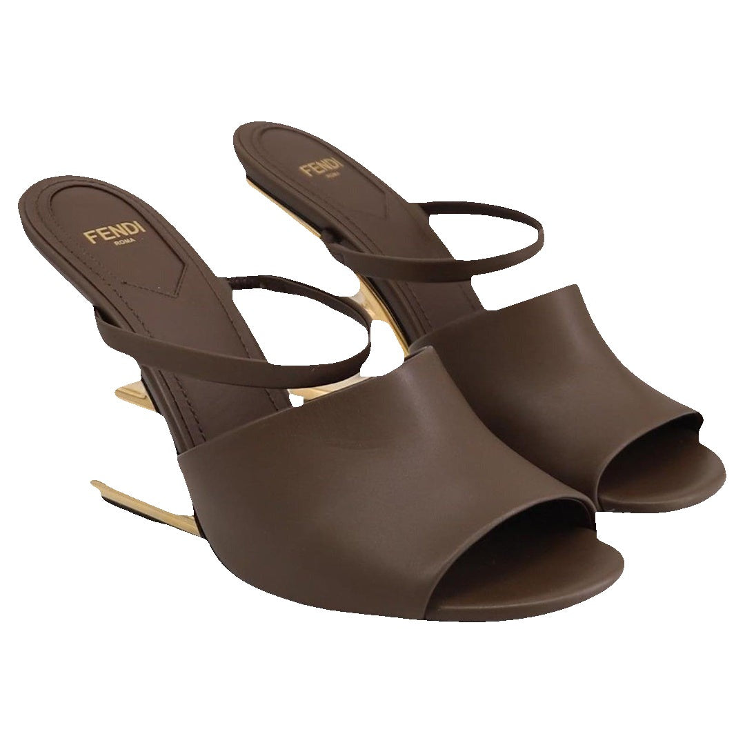 Fendi Sandals Calfskin Leather - Taupe