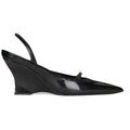 Givenchy Square-Toe Slingback Pumps - Black