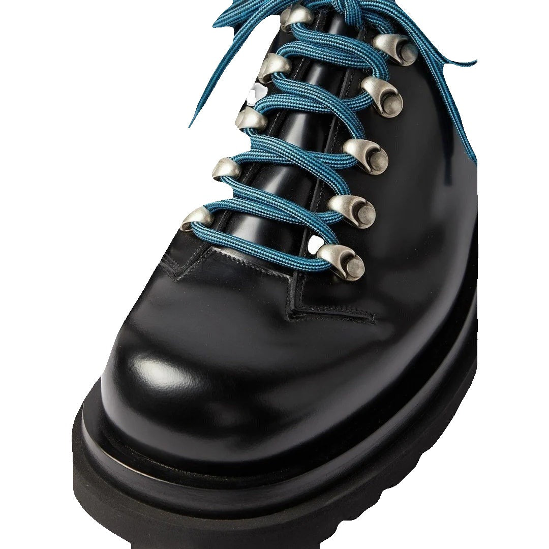 Bottega Veneta Shoes - Black with Blue Laces