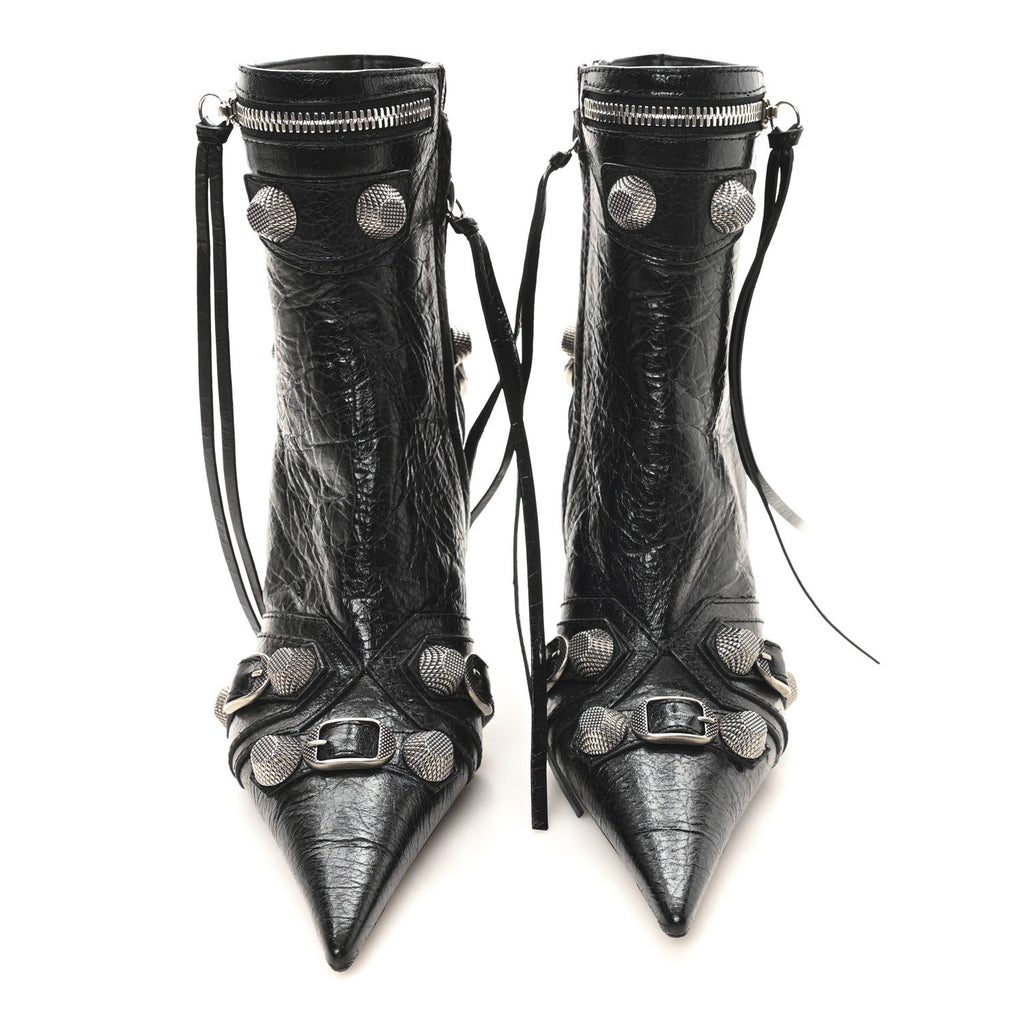 BALENCIAGA CAGOLE ARENA ANKLE BOOTS BLACK