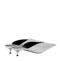 Balenciaga Knife Mules Rose - Silver