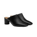 Hermès Monk Mule - Black Heeled Mule