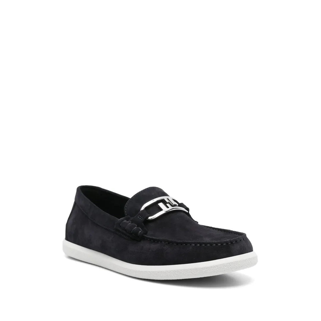 Fendi Suede Loafer - Black/Navy